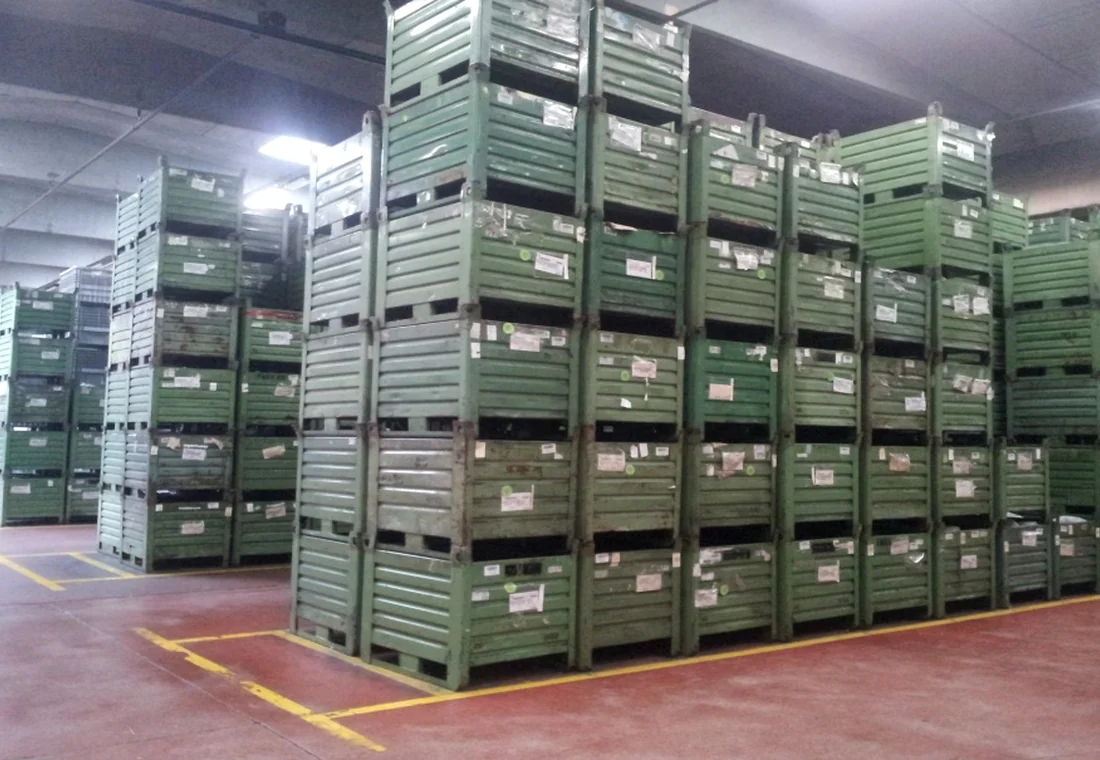 Activos almacenados para control de inventario